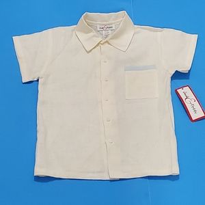NWT Jack & Teddy Boys Short Sleeve Button Down Shirt